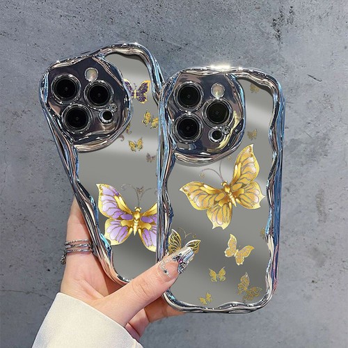 For iPhone 15 14 13 Pro Max 12 11 Bling Butterfly Shockproof Phone Case Cover - Picture 5 of 19