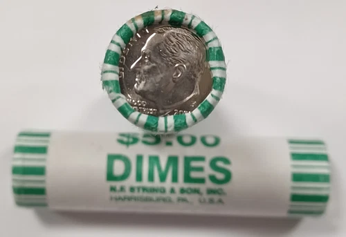 2 Rolls 2024-P Roosevelt Dime Roll  BU Uncirculated Philadelphia