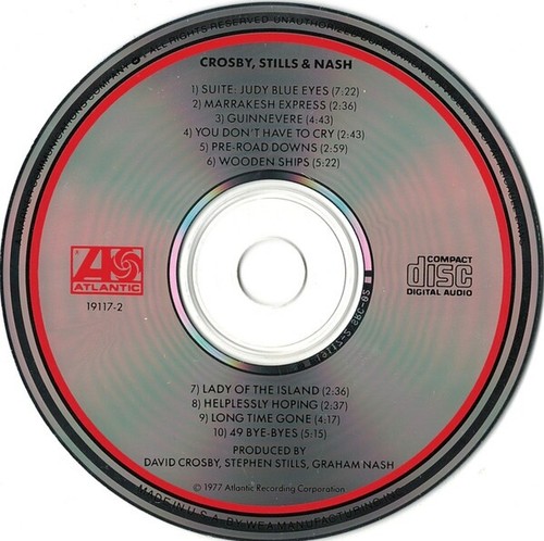 Crosby, Stills & Nash: Crosby, Stills & Nash (CD, Rock, 1977) - Picture 3 of 7