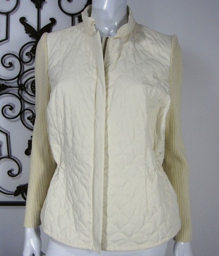 SIGRID OLSEN LANGARM BASIC BOMBERJACKE GR. L Large SOLARWEISS
