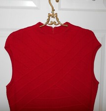 SALE!! NWT St. John "Garnet" Red Sheath Sz 14