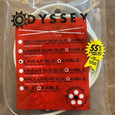 SEHR SELTEN Odyssey BMX Linear Bremszug K-Shield Slic Kable - Glow In The Dark