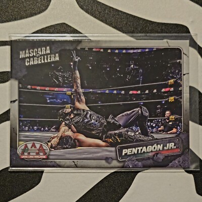 Penta 2019 Panini AAA Lucha Libre Worldwide Pentagon Jr. Mascara VS Cabellera