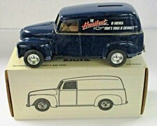 ERTL 1950 Panel Truck Bank - Chevrolet - Item No. 9761 - Pre Owned 