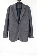 John Varvatos sport coat mens 44 single breasted two button gray notch lapel