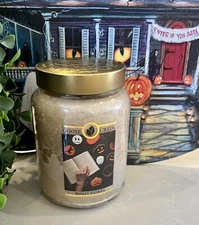 Goose Creek GHOST STORIES Large Jar Candle 24 oz ~ 2-Wick ~ Halloween~ New👻🎃👻