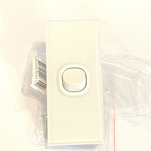 Lumex Silica White Glass Wall Light Switch Architrave Vertical 1 One Gang 16A - Picture 3 of 7