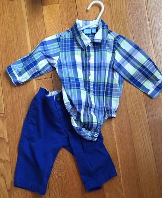 THE CHILDREN'S PLACE 6-9M BOYS BABY/INFANT OUTFIT 2PC