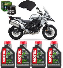 Kit Tagliando 4lt Motul 5100 10W50 olio + Filtri per Benelli trk 502/X 2017-2024
