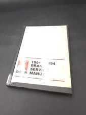 1991 1992 1993 1994 Saturn Brakes Service Repair Shop Manual Book
