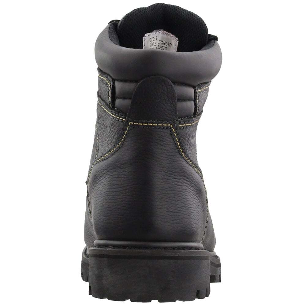 Chinook Mechanic St Steel Toe Work Mens Black Work Safety Shoes 84446