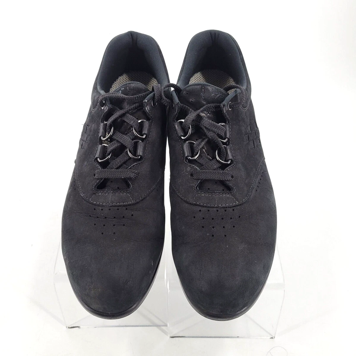 SAS Free Time Walking Shoe Womens 11S Suede Lace Up Comfort Flats