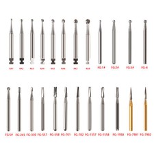 Dental Tungsten Carbide Bur FG/RA Drills Round For High Low Speed Handpiece ty