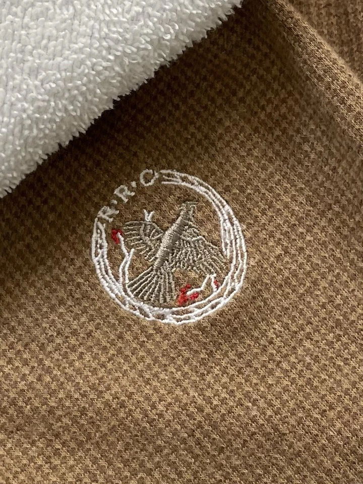 Camisa Polo Ralph Lauren Golf/Rock Club Talla XL Suave Manga Larga ~ Bronceado Foto 3 de 4