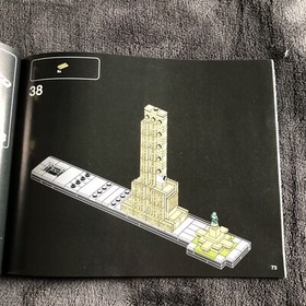 LEGO Architecture New York City Instruction Manual Book Only - No Bricks  21028