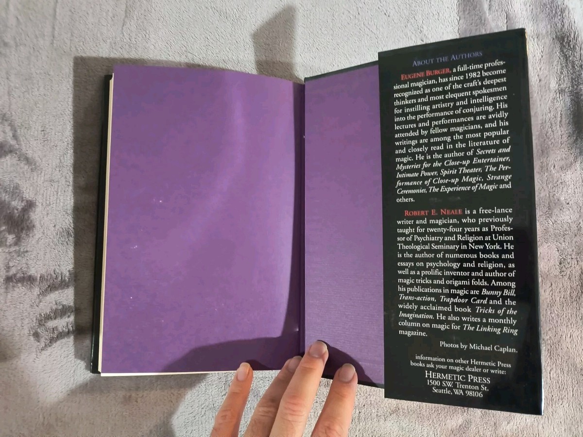 Magic and Meaning by Eugene Burger and Robert Neale -Book Signed