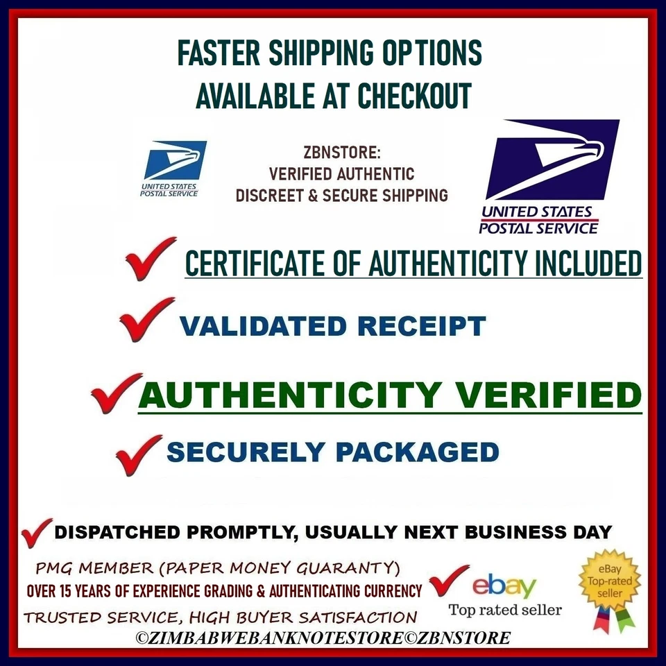 Billete de repuesto de 5.000 millones de dólares de Zimbabue 2008 certificado de autenticidad auténtico ZA0002971 Foto 2 de 3