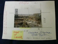 Glossy Press Photo Vintage Charelstown Interchange Harbor Tunnel Project CANA