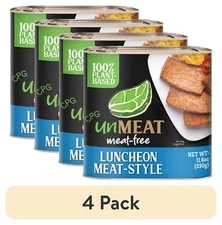 (4 pack) unMEAT Luncheon Meat-Style, 11.6oz Can