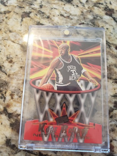 🔥1996-97 KOBE BRYANT Press Pass Net Burners NB #13/45 Lower Merion DIE CUT GOLD - Picture 1 of 2