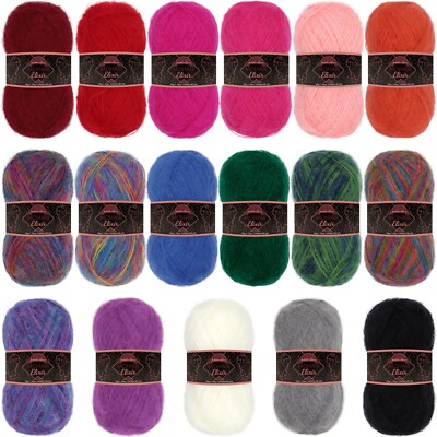 JubileeYarn Mohair Elixir Yarn - Super Fine Wool