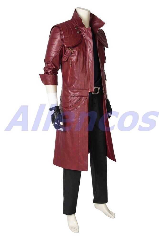  Devil May Cry Dante Cosplay Costume DMC 5 Deluxe Leather Full  Set : Clothing, Shoes & Jewelry