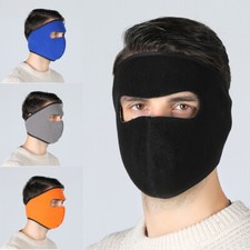 Full Ski Mask Windproof Face Cover Winter Warm Ear Warmer Cold Weather Men Women