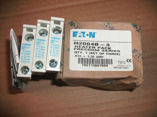 EATON CUTLER HAMMER H2004B - .814 - 1.32A FREEDOM SERIES HEATER PACK-2 AVAILABLE