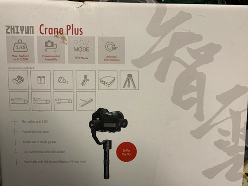 Zhiyun Crane Plus 3-Axis Handheld Gimbal Stabilizer CRA01 - Picture 2 of 2