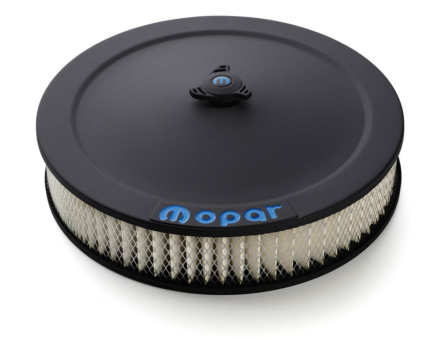 MOPAR PERFORMANCE BLK AIR CLEANER 14X3" SMALL BLOCK MOPAR 273 318 340