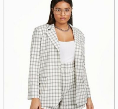 plus size ivory blazer