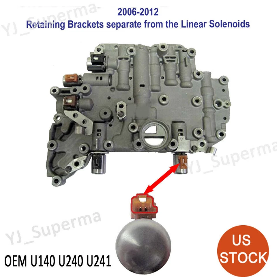 Corpo da válvula U140 U240 U241 para Toyota Scion xB 2.4L 08-13 para Scion tC 2.5L 10-13 - Imagem 2 de 4