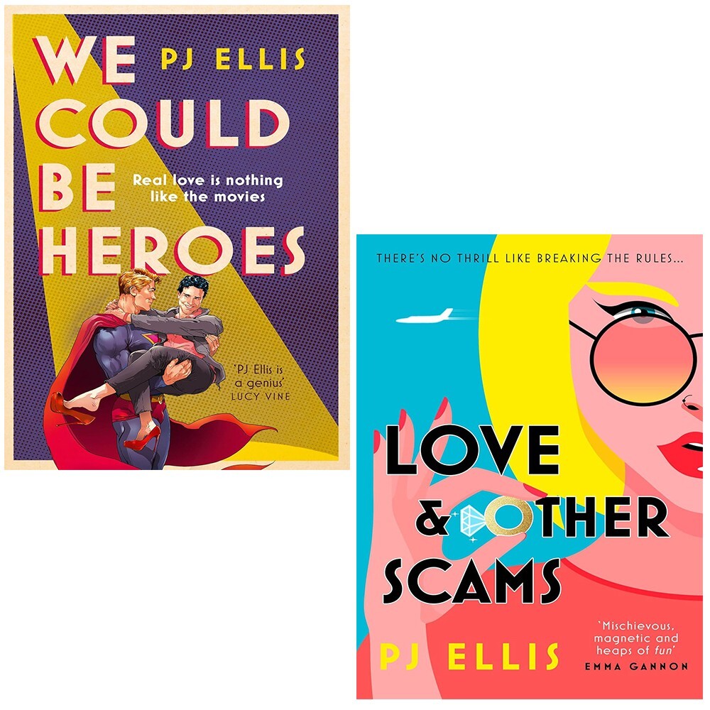 PJ Ellis Collection 2 Books Set Love Other Scams, We Could Be Heroes Hardcover