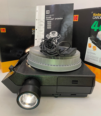 Kodak Carousel 4600 Slide Projector with Lens Remote 140 Kodak Carousel 4600 Slide Projector with Lens Remote 140