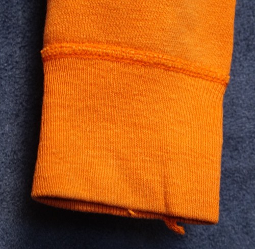Vintage 60s Peanuts Snoopy Mayo Spruce Orange Crewneck Sweatshirt Size 14 Child - Bild 8 von 9