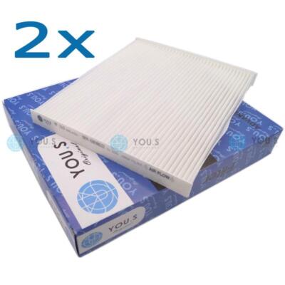 2x You.S cabin pollen filter for Abarth Alfa Romeo Citroën Fiat Opel Peugeot