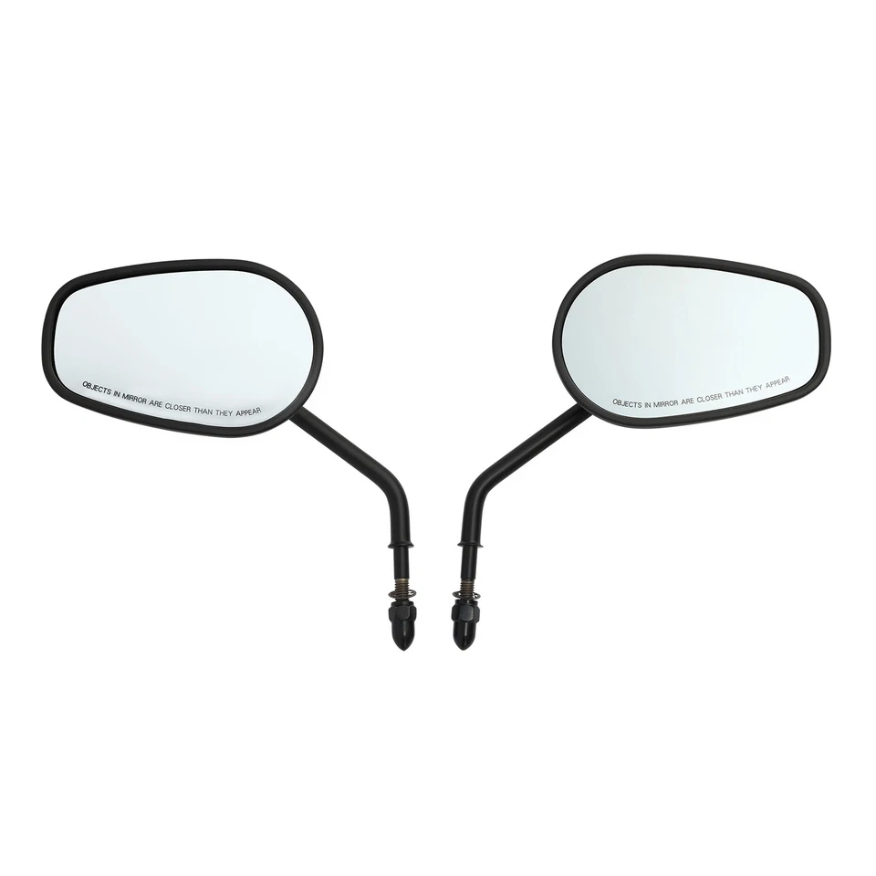 Espejos retrovisores de 8 mm aptos para Harley Electra Street Glide Softail Sportster Dyna Foto 4 de 4