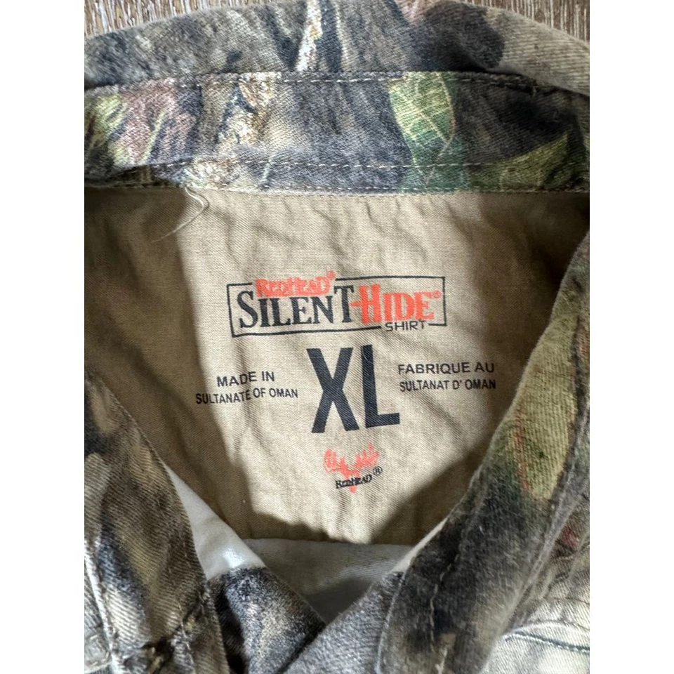 Camisa Chaqueta RedHead Silent Hide Mossy Oak Niños XL Camuflada (B) Foto 4 de 4