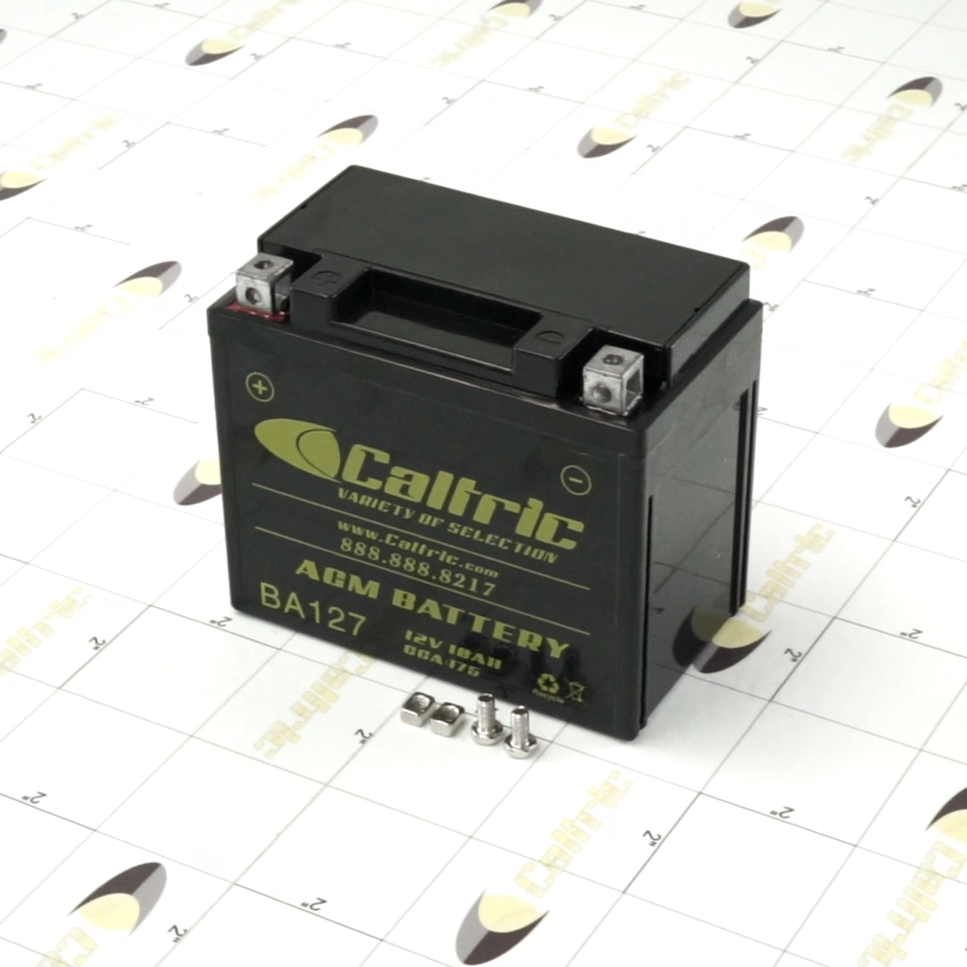 マイク Caltric AGM Battery for Polaris Sawtooth 200 2006 2007 / 12V 10Ah