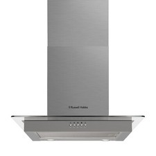 Russell Hobbs 60cm Flat Glass Chimney Cooker Hood - Stainless Steel RHFGCH601SS