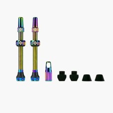 Muc-Off Valvole Presta Nere, 60 Mm - Valvole Tubeless Per Bici, Con Strumento Smonta Valvola Incluso - Di Alta Qualità E Senza Perdite - 6