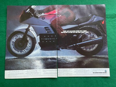 BMW K100 1989 ANZEIGE A4 X 2 AKTE 47