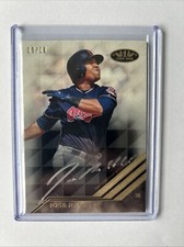2018 Topps Tier One Break Out Autographs Silver Ink /10 #BA-JR Jose Ramirez