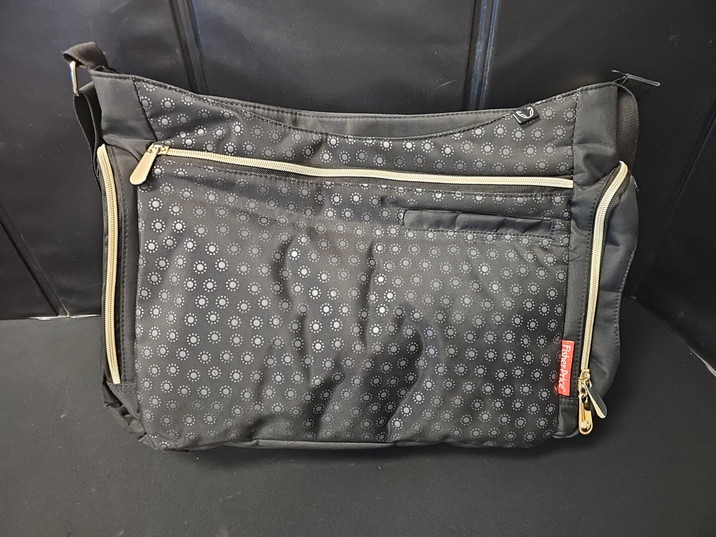 Fisher Price Black Diaper Bag for Babies-image