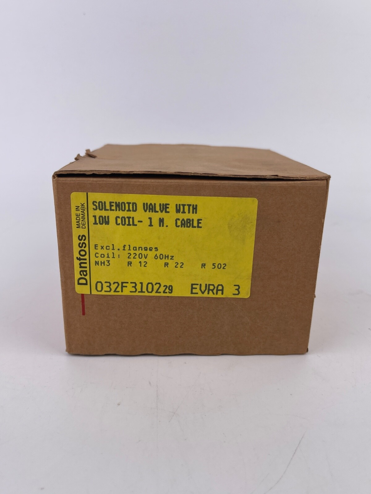 Danfoss 032F3102 29 EVRA 3 018Z6264 Solenoid Valve with 10W Coil
