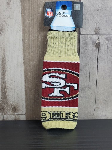 49ers Knit Cooler - Fits almost any bottle - San Francisco Forty Niners NFL - Picture 2 of 3