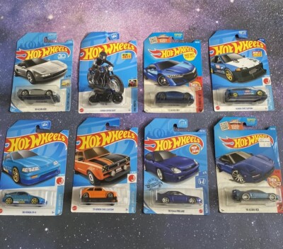 Hot Wheels Honda Mixed Lot Of 8 CRX Civic Custom New & VINTAGE