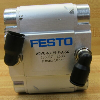 Festo ADVU-63-25-P-A-S6 Cylinder ADVU6325PAS6 (Pack of 3)