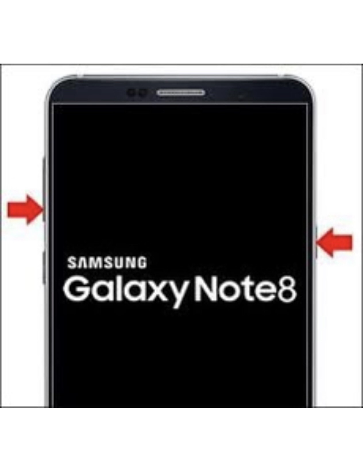 Samsung Galaxy Note 8 , 64GB 6.3" Android Black Unlocked, Very good