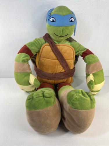 Nickelodeon Teenage Mutant Ninja Schildkröte Plüschtier Leonardo 24 Zoll Stofftier blau